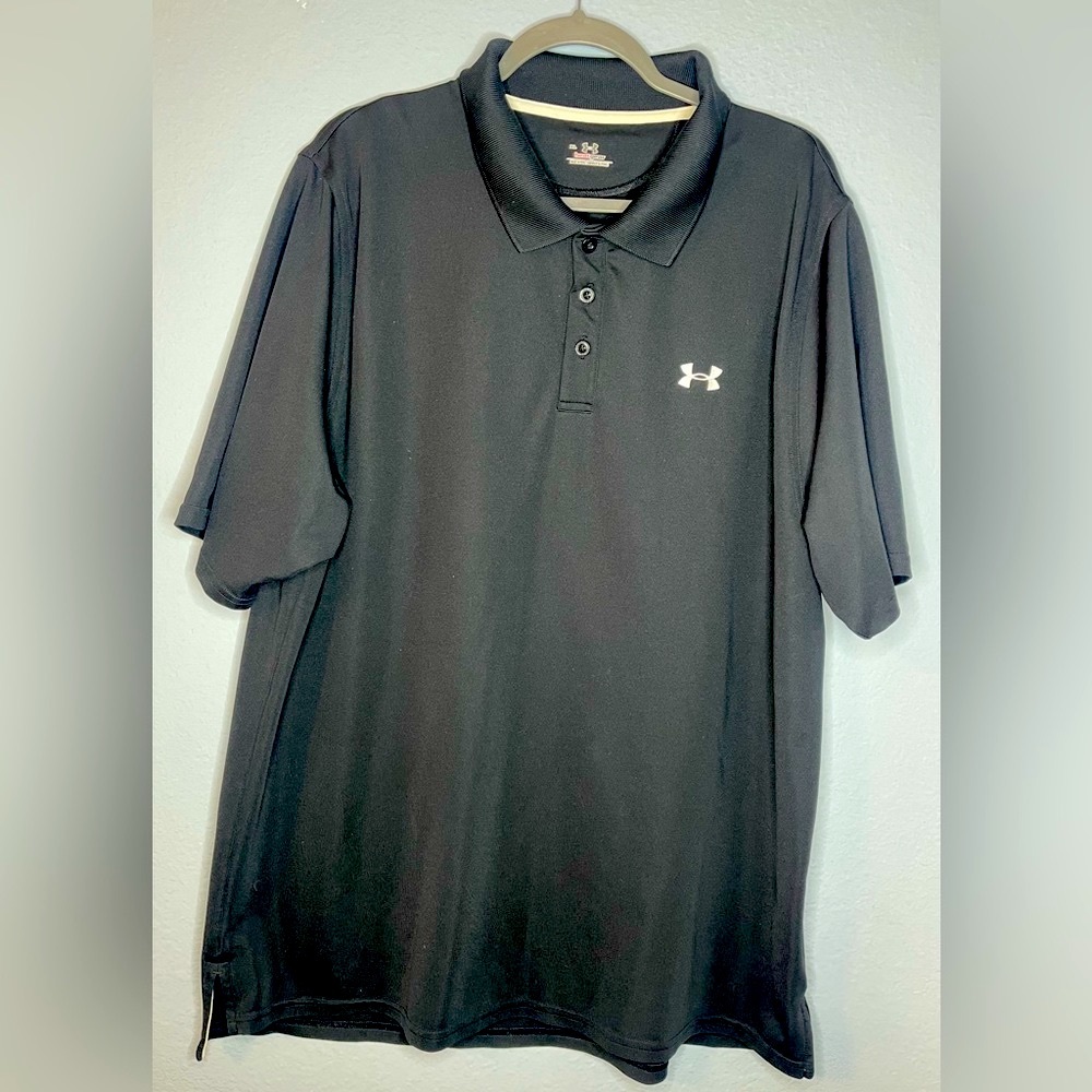 Under Armour men’s black polo shirt, XL